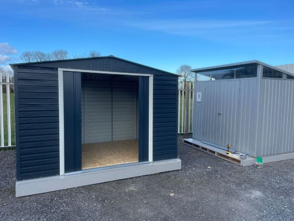 🏡 Alpine 10x8 Steel Garden Sheds.Delivered! - Main image
