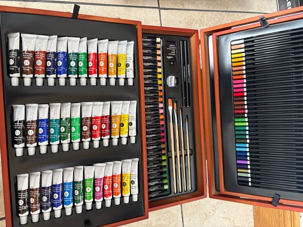 Painting set x 2 with canvas set - Main image