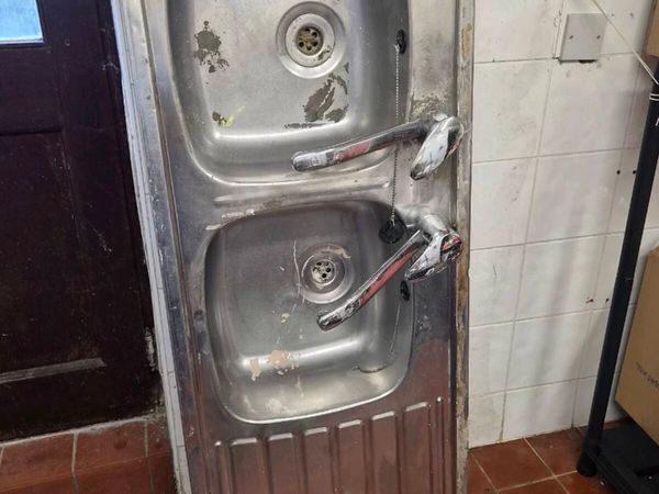 Industrial commertial double sink - Main image