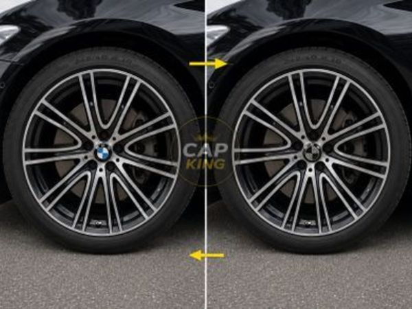 BMW Carbon Fibre Centre 56mm Caps (Black)Free Post - Main image