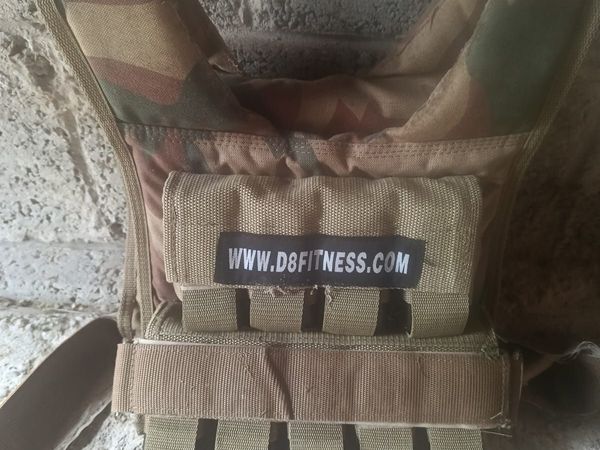 D8 Fitness Weighted Vest - Camo Pattern - Main image