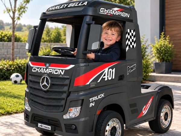 Licensed Mercedes Benz Actros 24V Electric Ride On - Main image