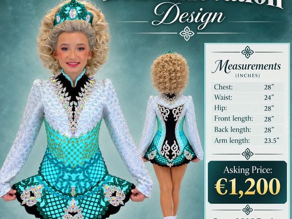 Irish Dancing Dress - 2025 Elevation Design - Main image