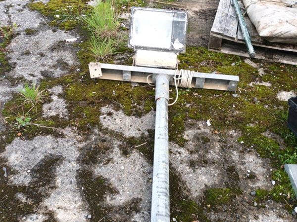 7m Galvanised Lamp Post - Main image