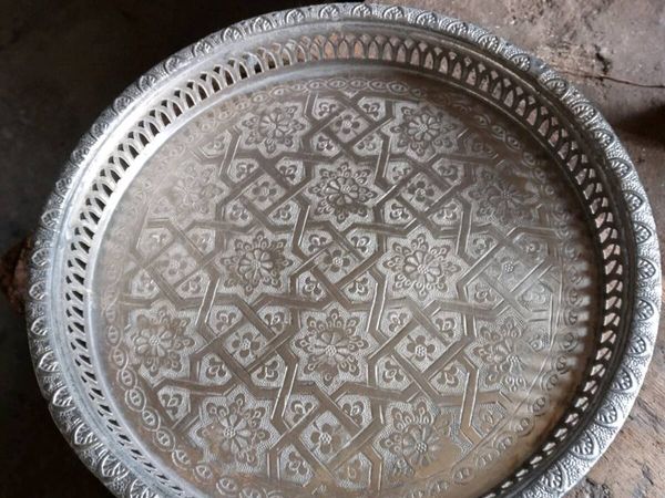 Vintage Moroccan platter - Main image