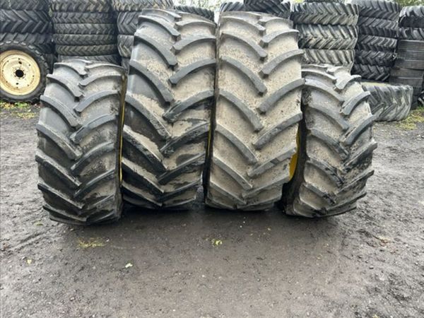 John Deere 6155R Wheels - 650/65R38 & 540/65R28 - Main image