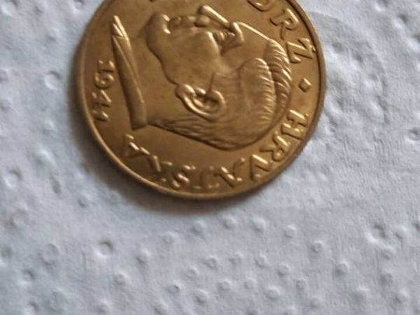 Gold plated Ante Pavelić Coin - Main image