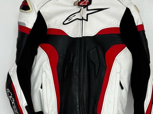 Alpinestars Leather Motorcycle Jacket – Size 56 - Main image
