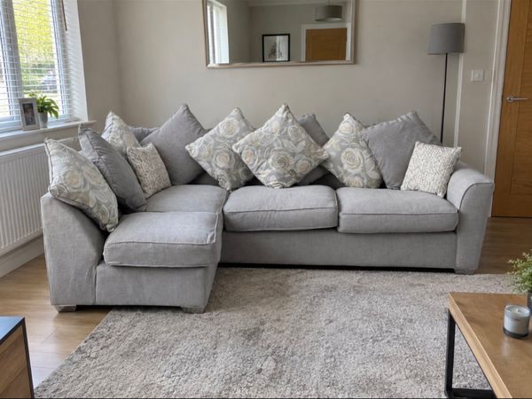 Grey Harvey Norman corner sofa/sofabed  L shaped - Main image