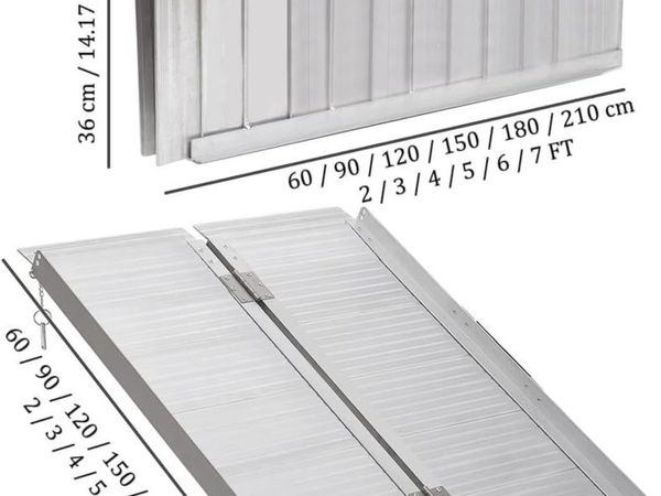 3ft Aluminium Folding Ramp with Carry Handle - Main image