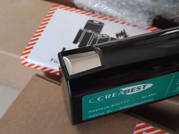 CreaBest Paslode Replacement 6v 4Ah Batteries - Main image