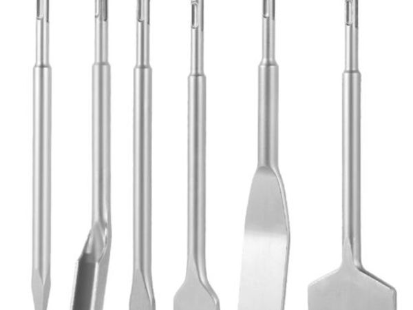 SDS Plus Chisel Set, 6pcs SDS Plus Rotary Hammer - Main image