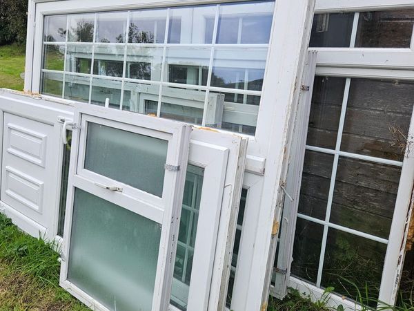 10 white UPVC double glazed windows - Main image