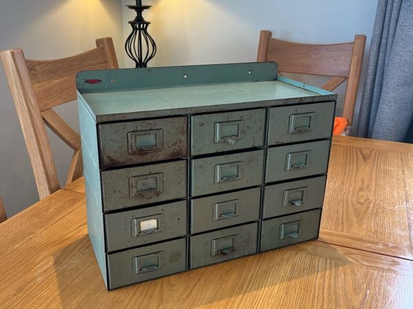 Vintage Industrial Bank Of Drawers - Main image