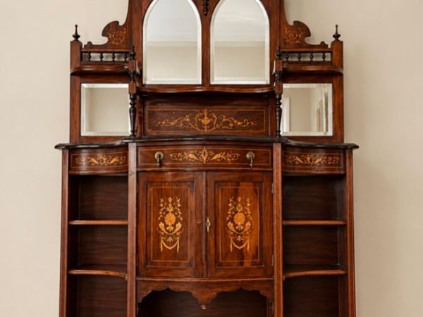 Victorian Sheraton Rosewood wine cabinet - Main image