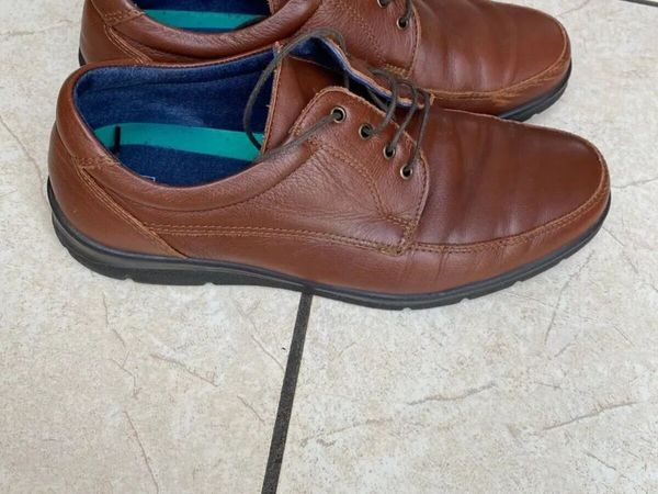 Mens Pitillos Leather Shoes, Size 43, As New - Main image