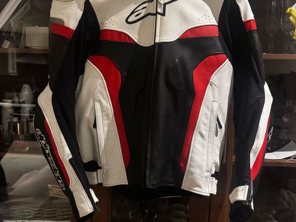 Alpinestars Leather Motorcycle Jacket – Size 56 - Main image