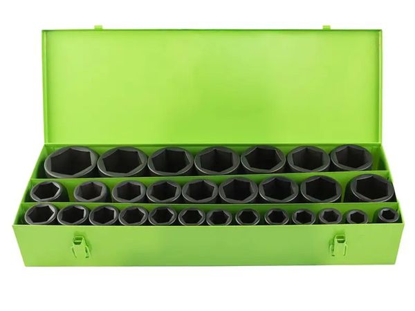 29PC 3/4″ DRIVE 6-POINT DEEP IMPACT SOCKET SET - Main image