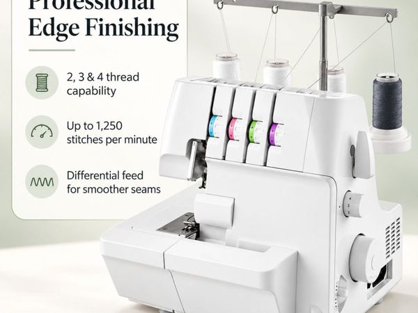 2 3 4 Thread Overlocker Sewing Machine with Differ - Main image