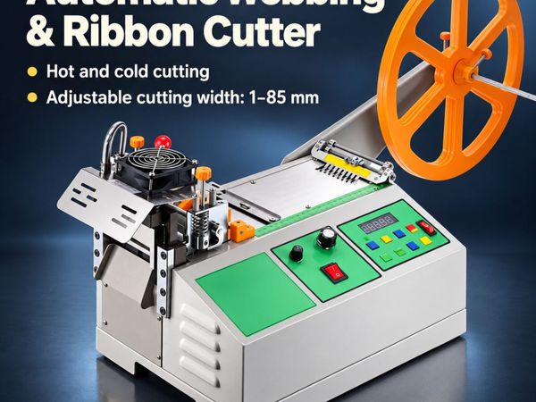 Automatic Hot and Cold Webbing Ribbon Cutting Mach - Main image