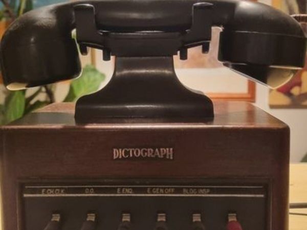 Antique Dictograph Telephone Intercom Substation - Main image