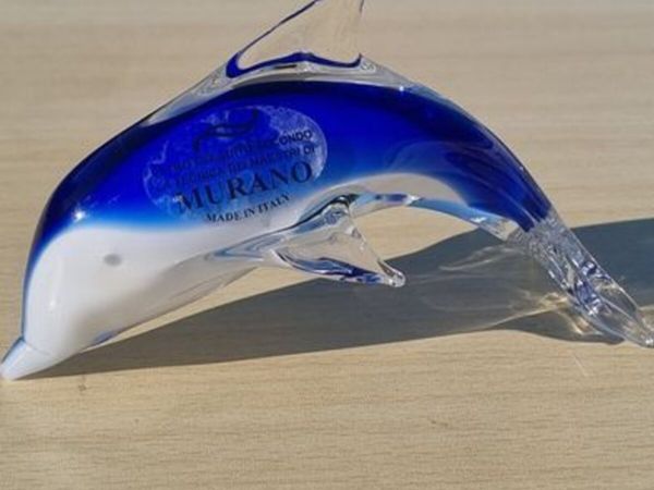 Murano art glass dolphin - Main image