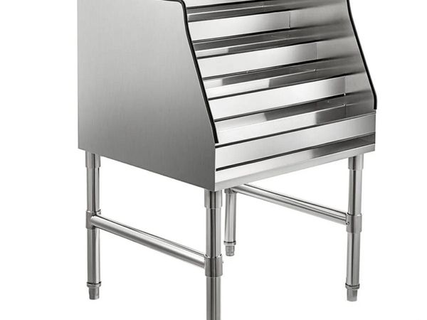 Stainless Steel 5 Tier Bottle Display Rack - Main image
