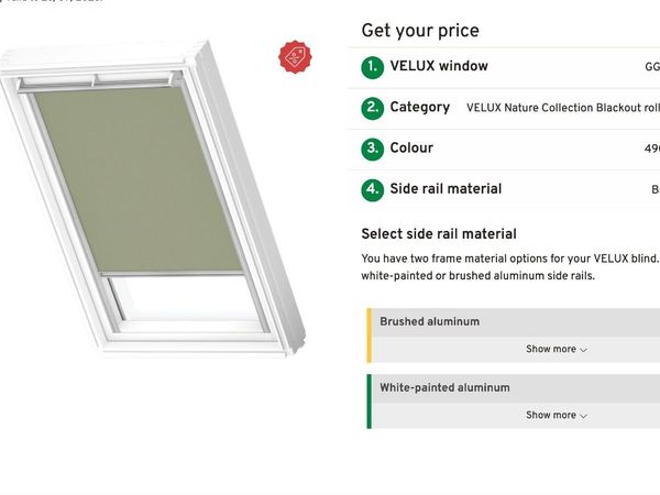 Velux black out blind - brand new - GGL MK27 - Main image