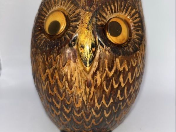Vintage 1960s Dendan Ware Owl Money Box - Main image