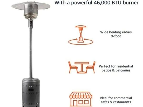 Patio Gas Heater Mushroom 46000 BTU - Main image