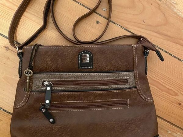 Charm & Shape Shoulder Bag - Brown - Main image
