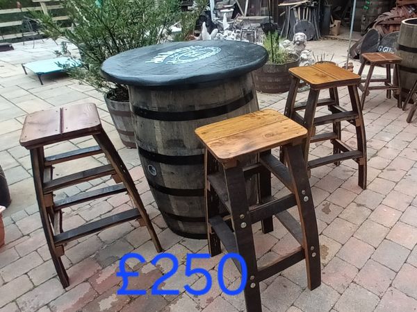 Oak barrel garden furniture - Main image