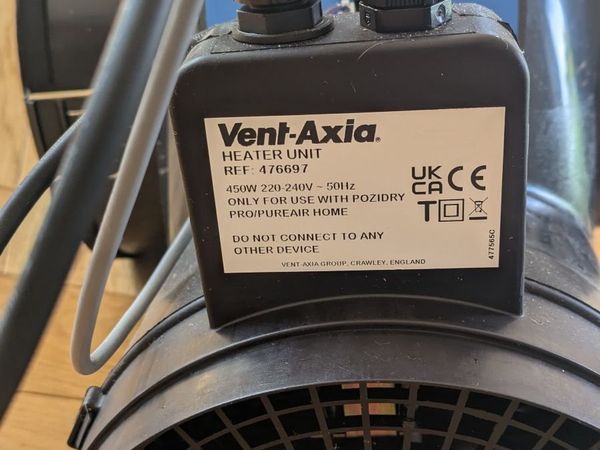 Vent Axia Pozidry Pro with Heater - PIV - Main image