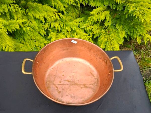 37cm copper pot postage possible - Main image