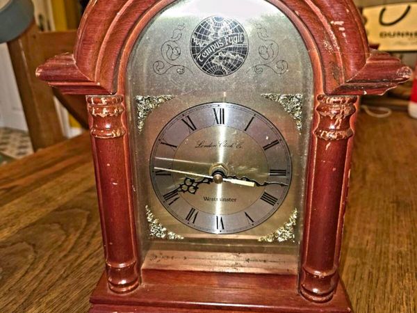 WESMINSTER MATURED OAK WOOD, Wall & Table Clock ! - Main image