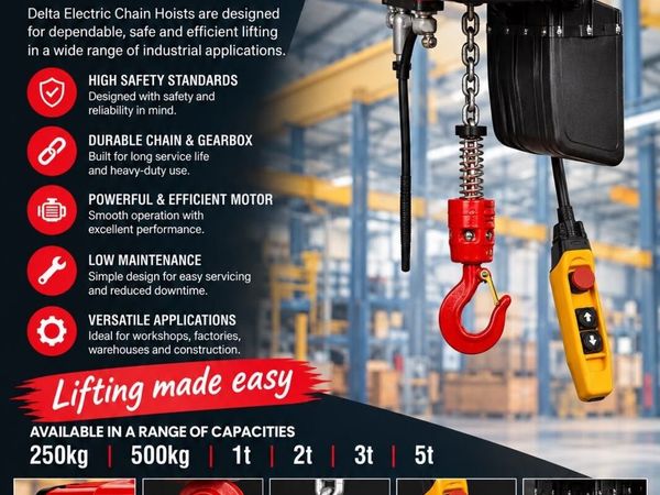 Delta Electric Chain Hoists - Main image