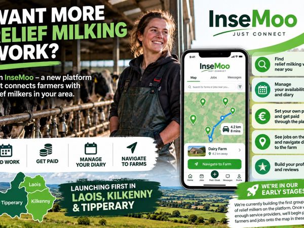 Relief Milkers Wanted – Find More Work with InseMo - Main image