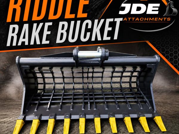 13T Heavy duty ditching riddle rake - Main image