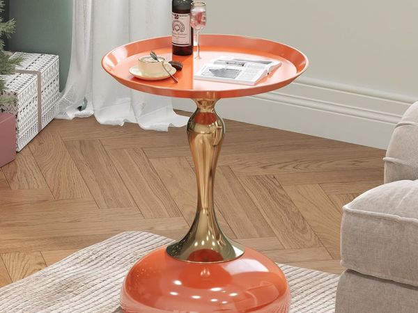 Stylish Hourglass Side Table Contemporary Design - Main image