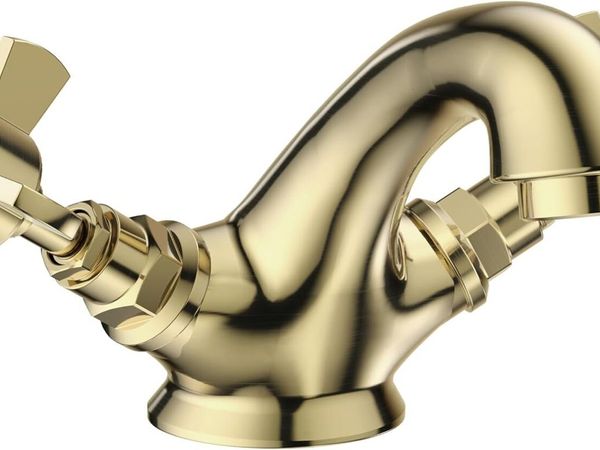Ripple Traditional Mono Basin Mixer Tap Victorian - Main image