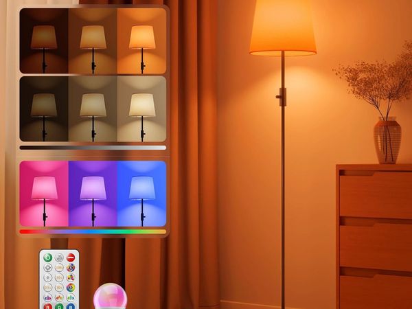 LED Floor Lamp RGB Colour Changing 157CM - Main image