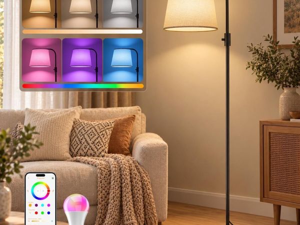 Smart RGB Arc Floor Lamp App Control - Main image