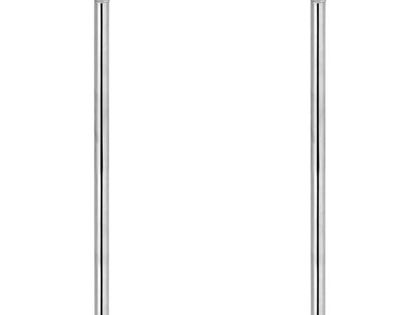 LED Modern Rechargeable Table Lamp Chrome Vioa - Main image