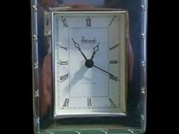 Vintage Harrods Hallmarked Silver Clock - Main image