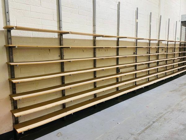 LARGE QUANTITY WAREHOUSE SHELVING - Main image