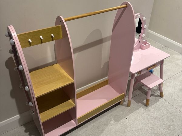 Kids Costume Rail and vanity desk - Main image