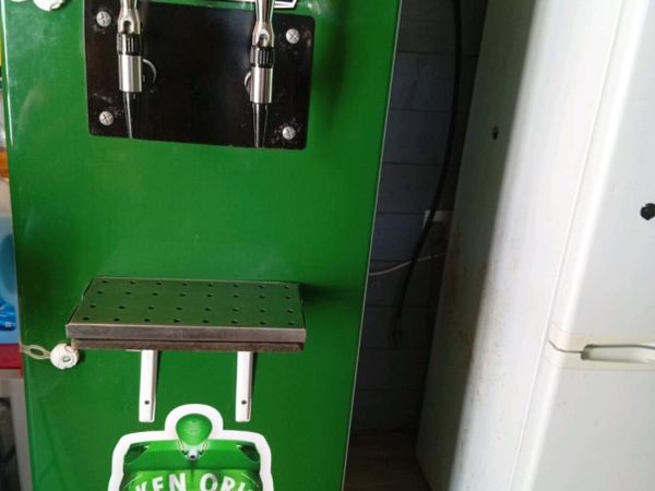 Home k#gerator draft  double taps fridge cooler - Main image