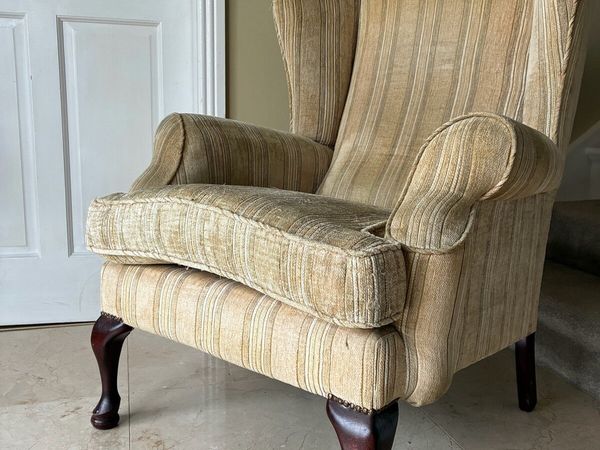 Victorian wingback armchairs - Main image