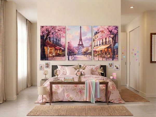 3 framed large canvas poster 46x66cm each size - Main image