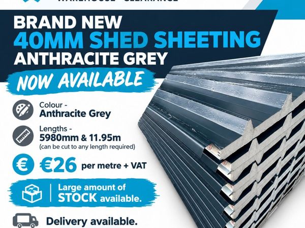 Brand new 40mm insulated sheeting - Main image